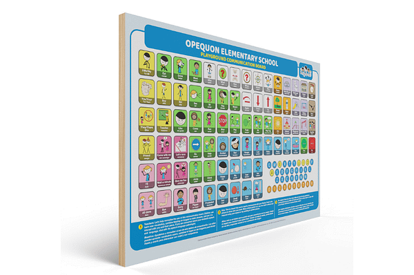 purchase a school playground communication board by smarty symbols 3