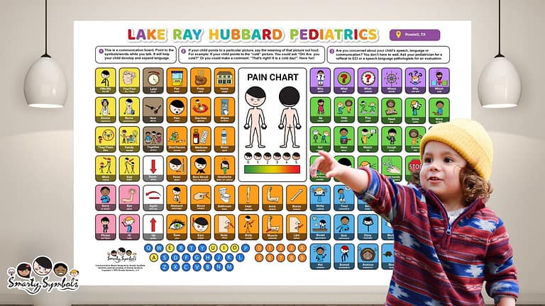 playground communication boards for pediatrician medical